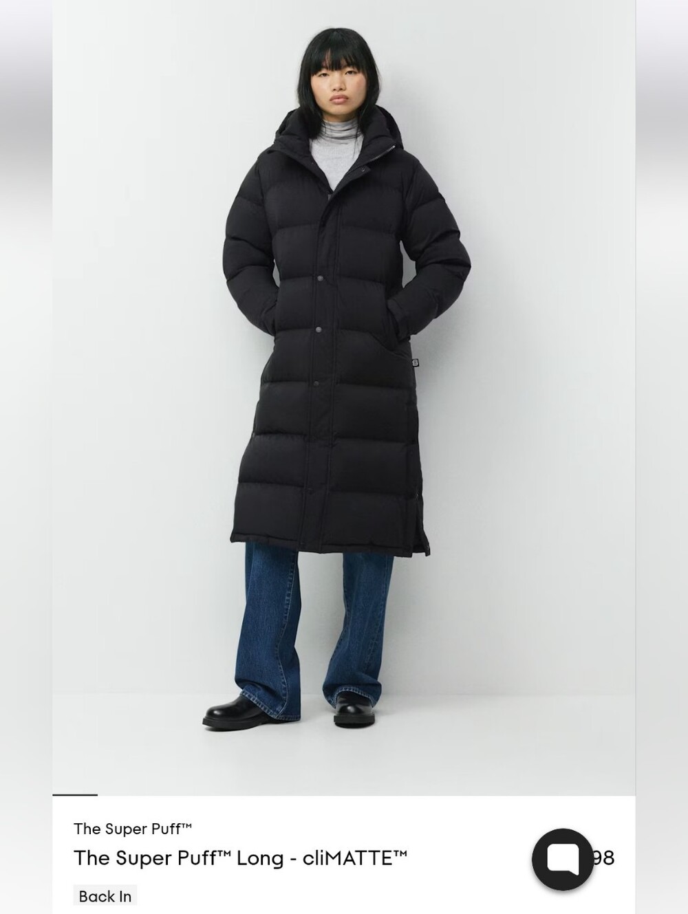 NWT Aritzia The Super Puff™ Long Puffer Coat - Black